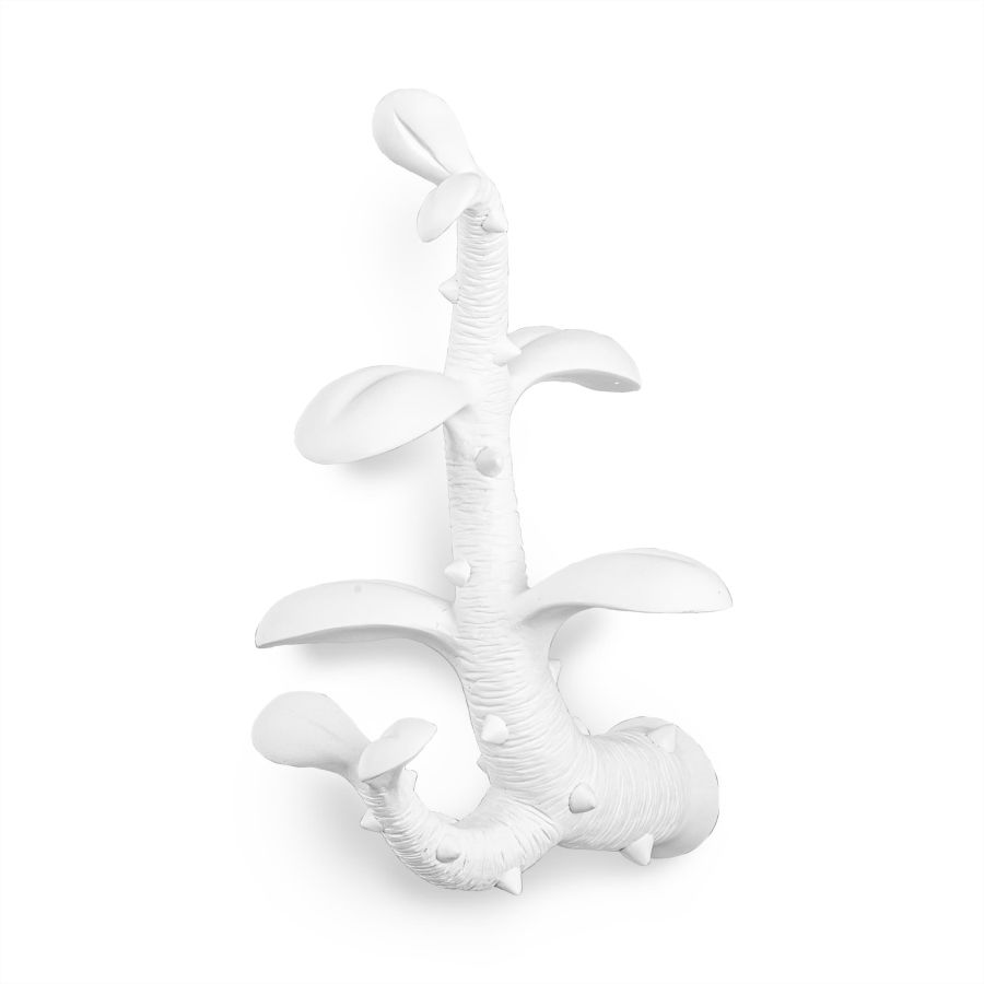 Resin coat hangers Hangers Sprout Big by Seletti #White