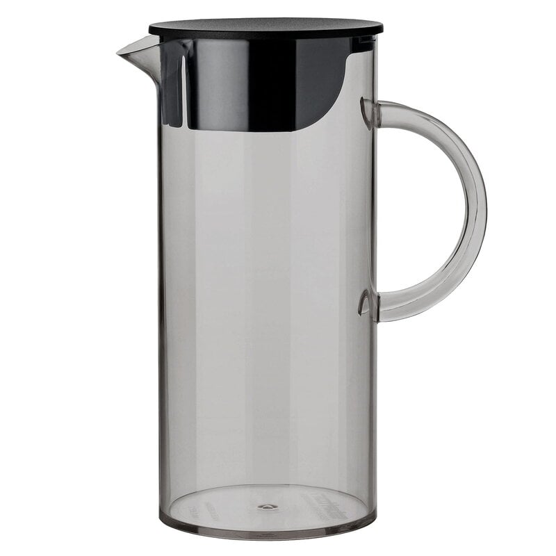 EM77 jug with lid by Stelton #1,5 L, smoke #