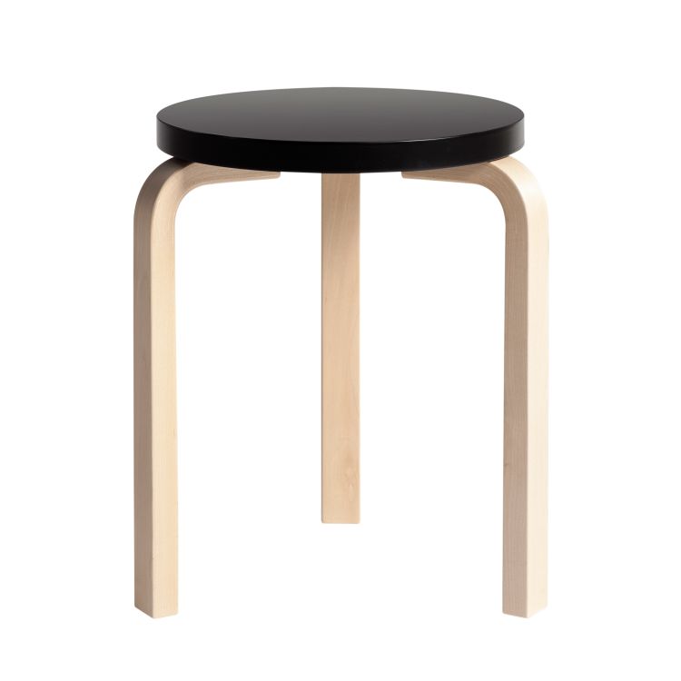 STOOL 60 - Stackable wooden stool