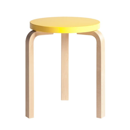 STOOL 60 - 3 legs - Stackable wooden stool