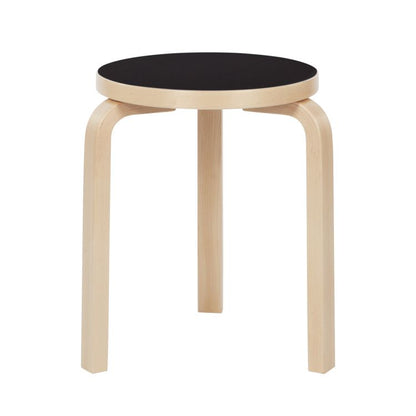 STOOL 60 - 3 legs - Stackable wooden stool