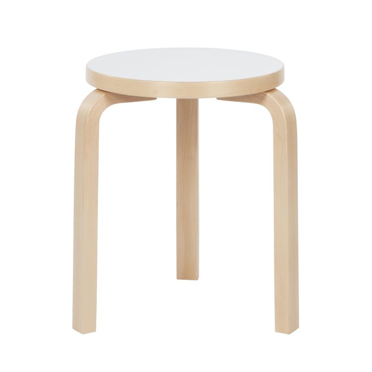 STOOL 60 - Stackable wooden stool