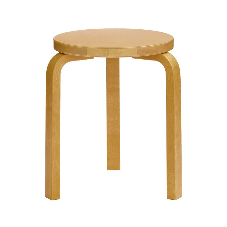 STOOL 60 - Stackable wooden stool