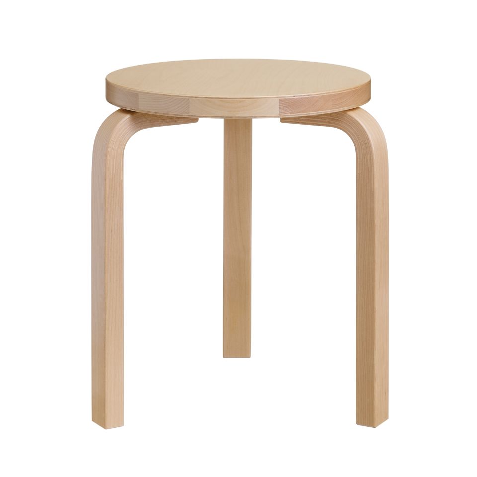 STOOL 60 - Stackable wooden stool