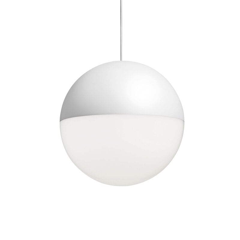 String Light Sphere Head lamp by Flos #12 m cable, white #