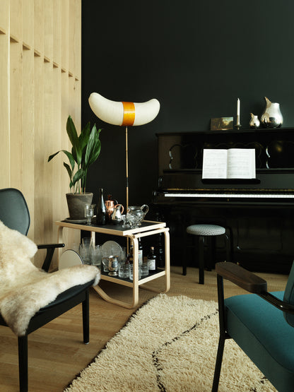 Aalto tea trolley 901, black - birch