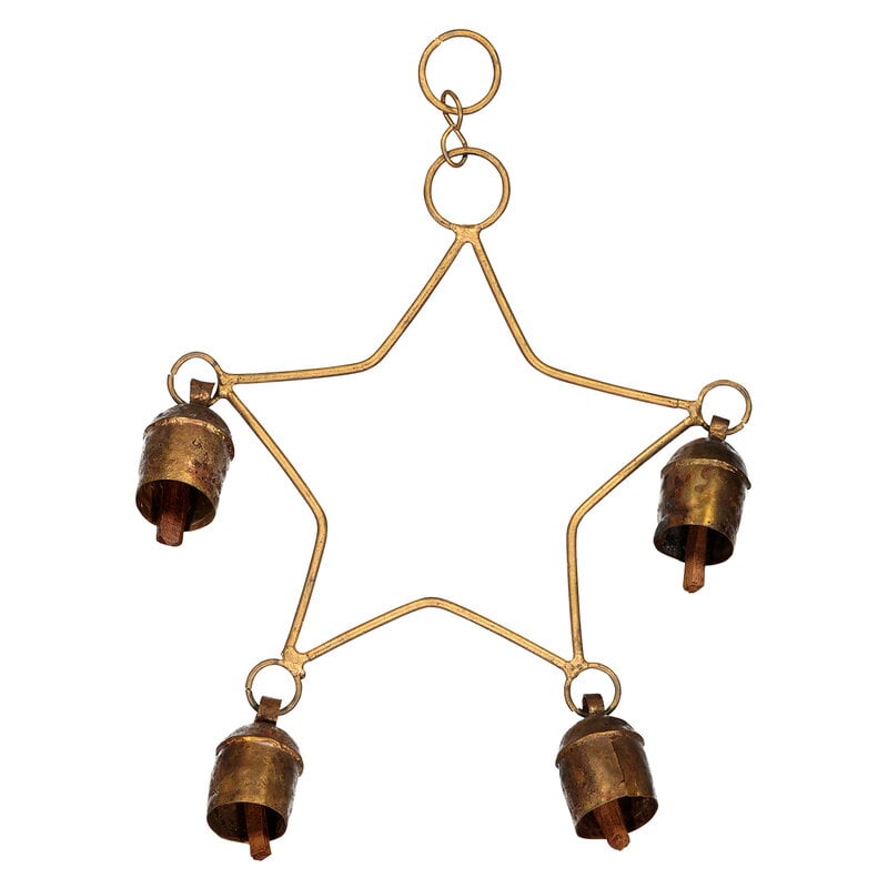 Star bell decoration by Tikau #brass #