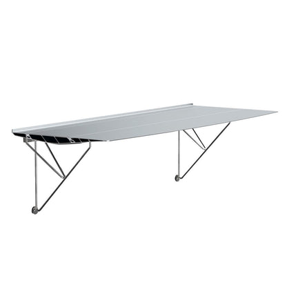 Rectangular stainless steel wall desk Table B Desk by Bd Barcelona Design