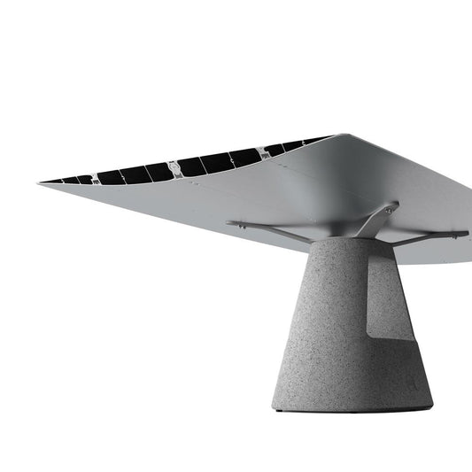 TABLE B 120 - Rectangular Concrete dining table