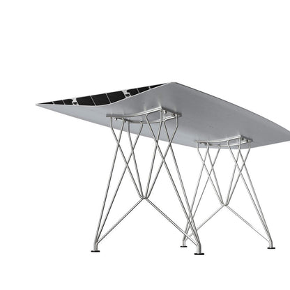 TABLE B 90 - Rectangular stainless steel table