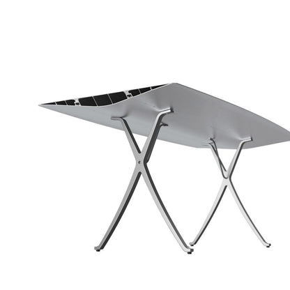 TABLE B 90 - Rectangular aluminium table