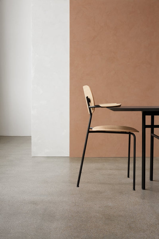 Snaregade table, oval, 210 x 95 cm, black oak