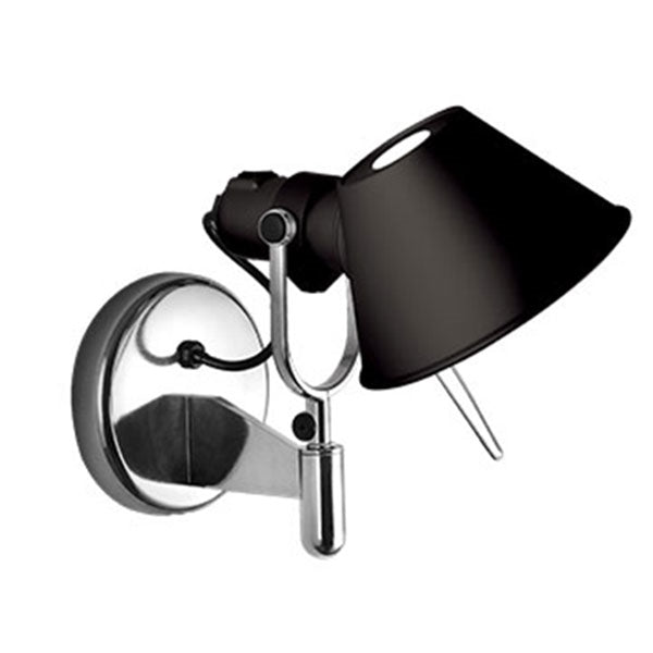 Tolomeo Faretto Wall Lamp without Switch by Artemide #Black / With switch