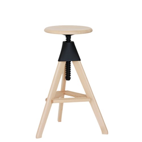 TOM AND JERRY - THE WILD BUNCH - Height-adjustable beech stool