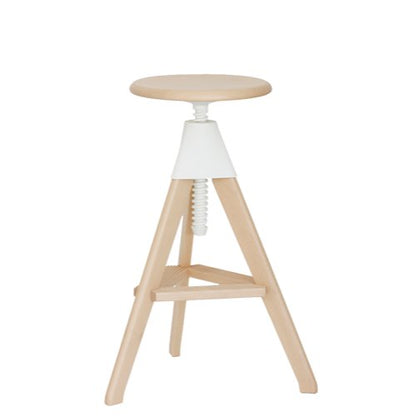 TOM AND JERRY - THE WILD BUNCH - Height-adjustable beech stool