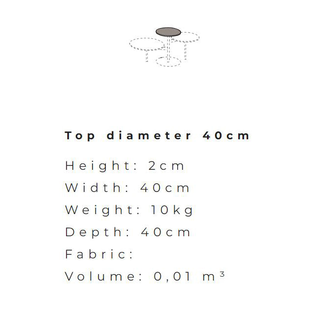 TRIS - Swivel coffee tabl