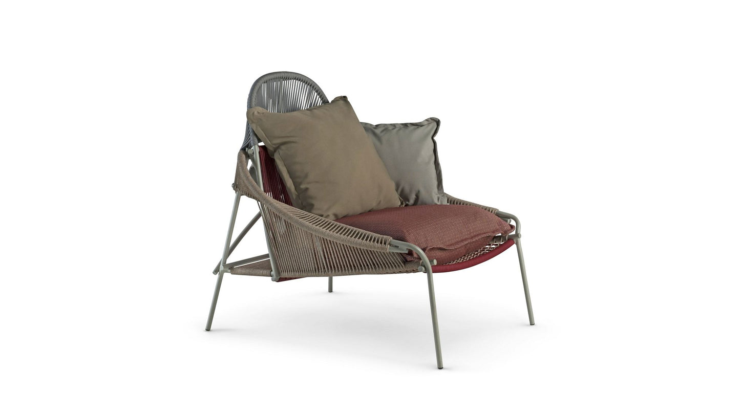 TRAVELER CORDE LOUNGE ARMCHAIR by Roche Bobois