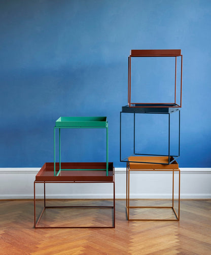 Tray table medium square, deep blue