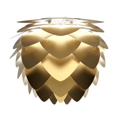 Aluvia Pendant, floor and table lampshade by Umage #Mini / Brushed brass