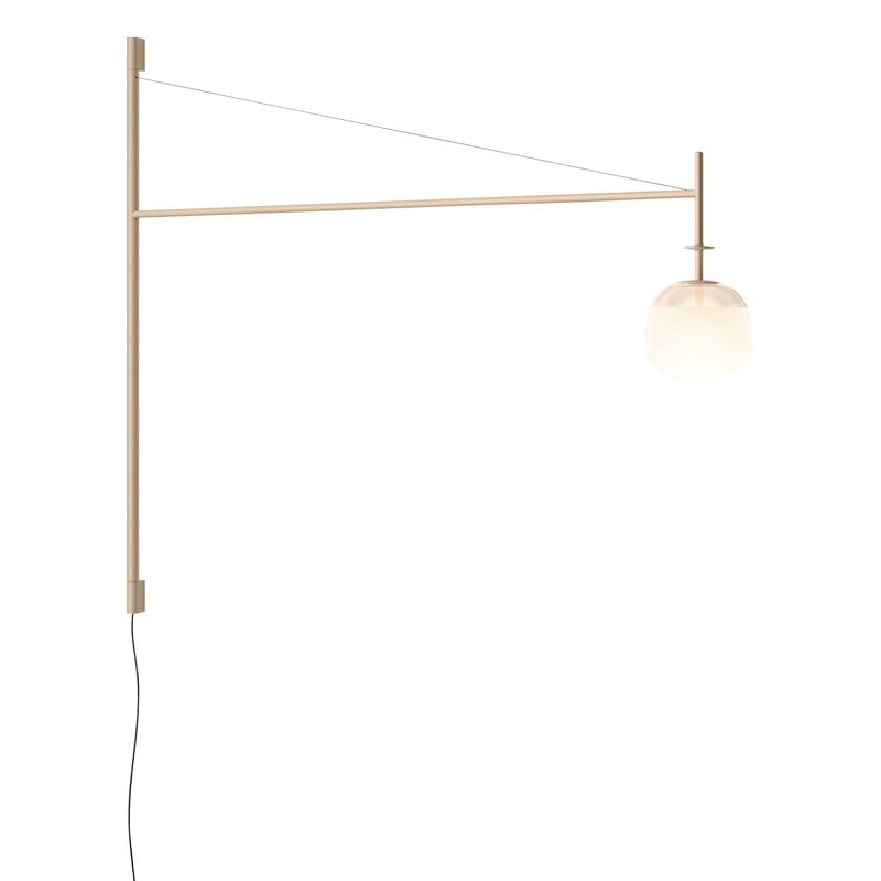 Tempo 5758 wall lamp by Vibia #cream #