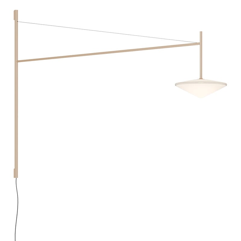 Tempo 5760 wall lamp by Vibia #cream #