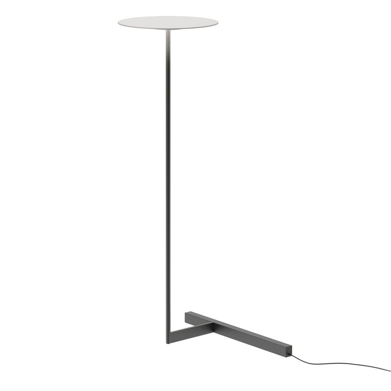 Flat 5957 floor lamp by Vibia #grey #