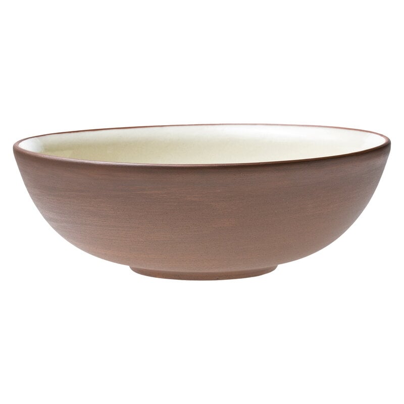 Earth Raw bowl by Vaidava Ceramics #2 L, brown - beige #