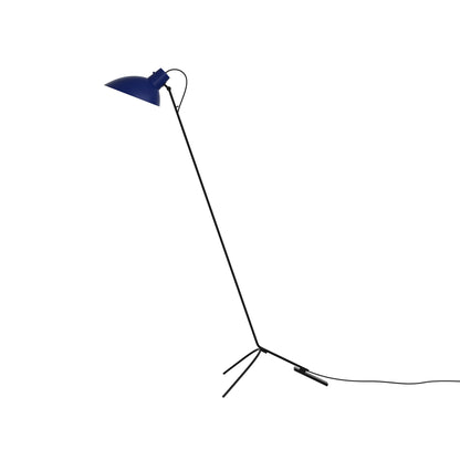 Floor Lamp Vv Cinquanta by Astep #Black Frame / Blue Reflector