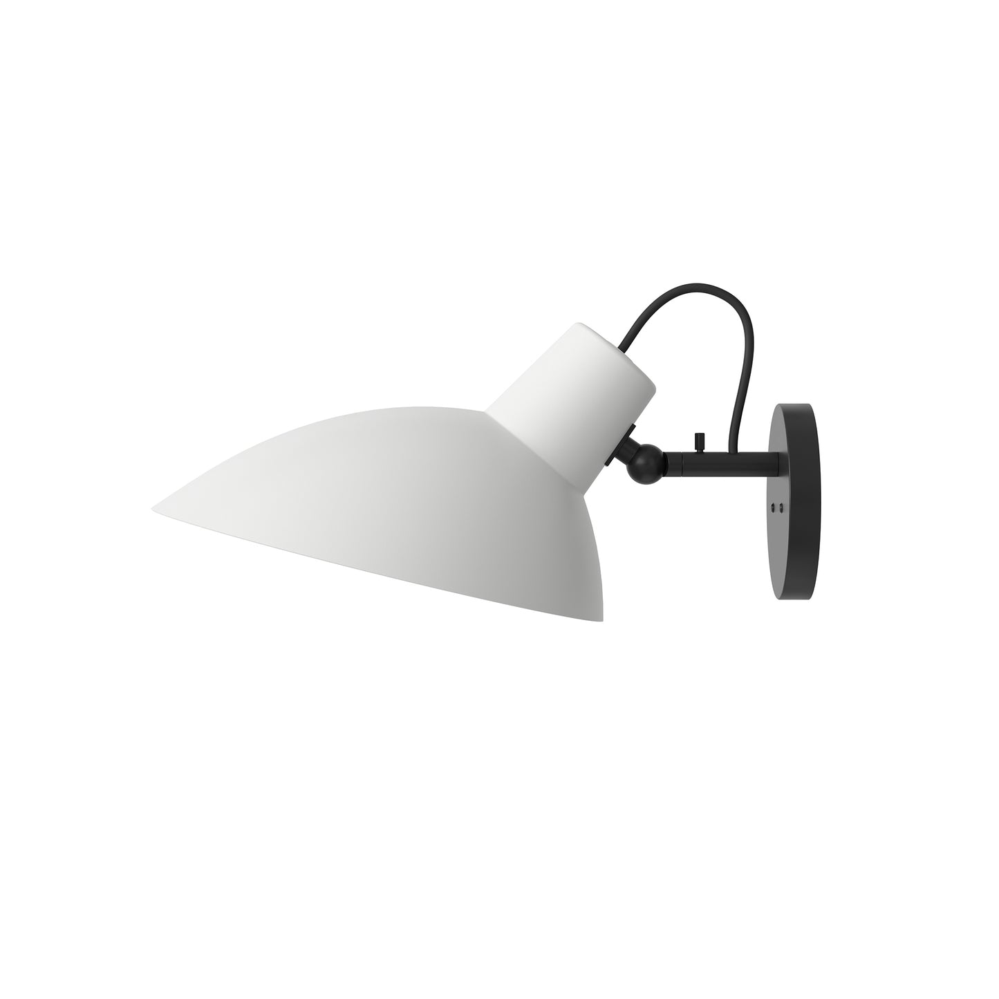 Wall Lamp VV Cinquanta by Astep #Black Mount / White Reflector