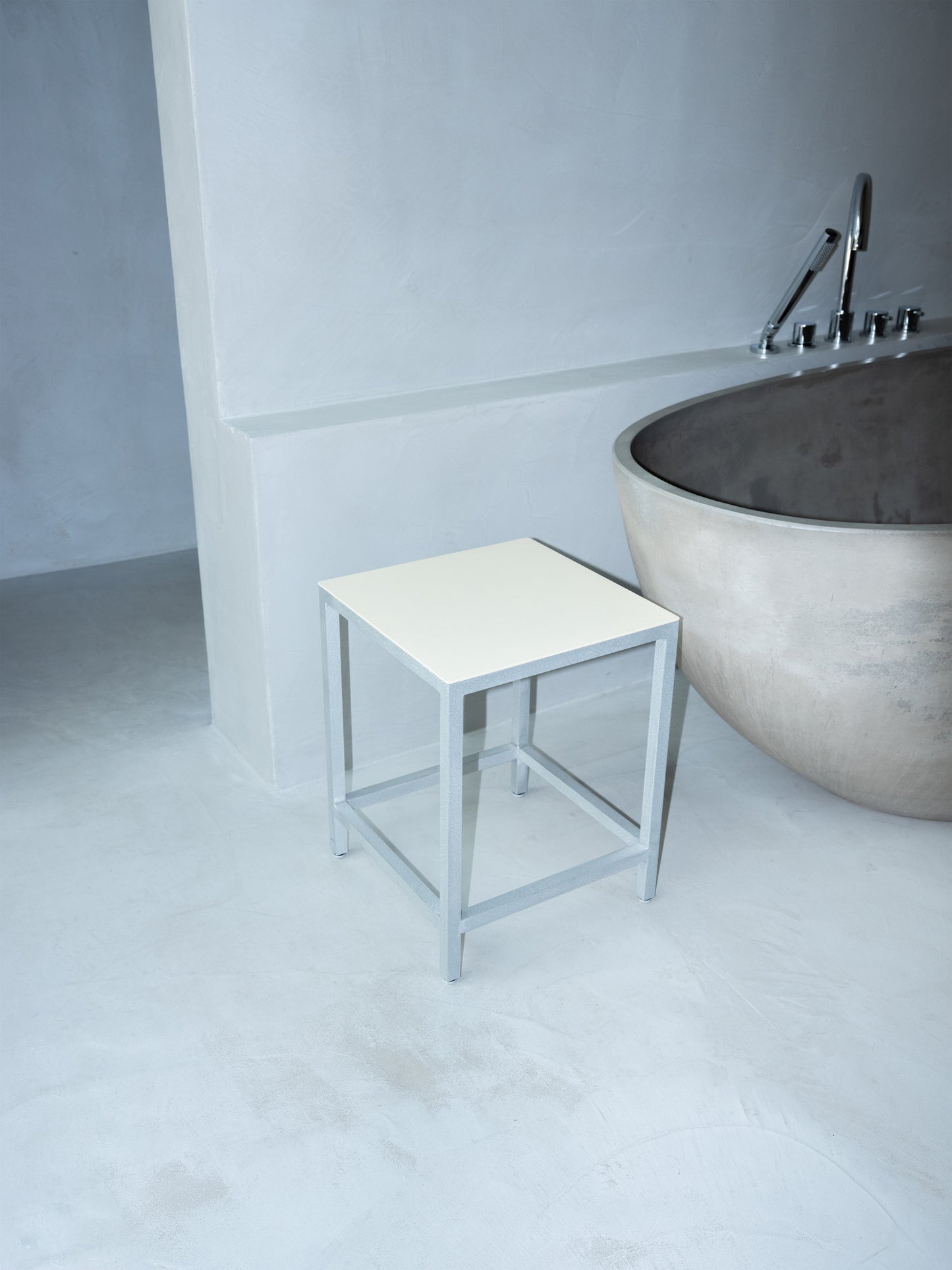 Alu stool, S, ivory
