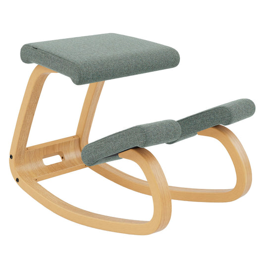 Variable kneeling chair, light brown ash - Re-Wool 868