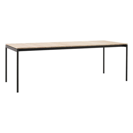 Ville AV26 table by &Tradition #220 x 90 cm, teak - warm black #