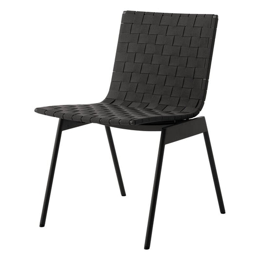 Ville AV33 outdoor side chair by &Tradition #warm black #