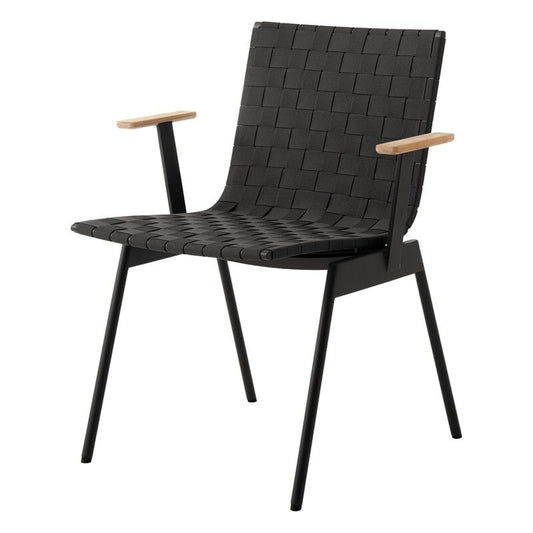 Ville AV34 outdoor armchair by &Tradition #warm black #