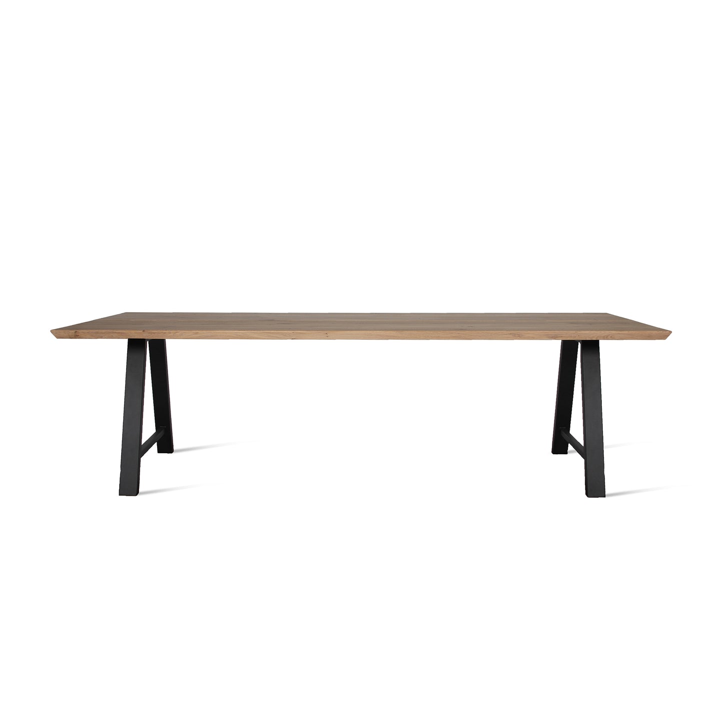 Rectangular Steel And Wood Table Albert A Base by Vincent Sheppard #Black/240