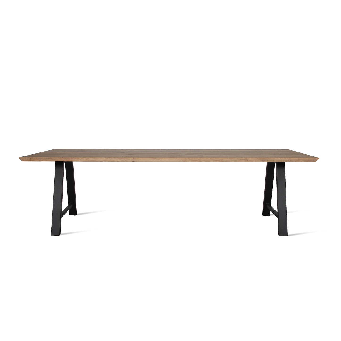 Rectangular Steel And Wood Table Albert A Base by Vincent Sheppard #Black/260