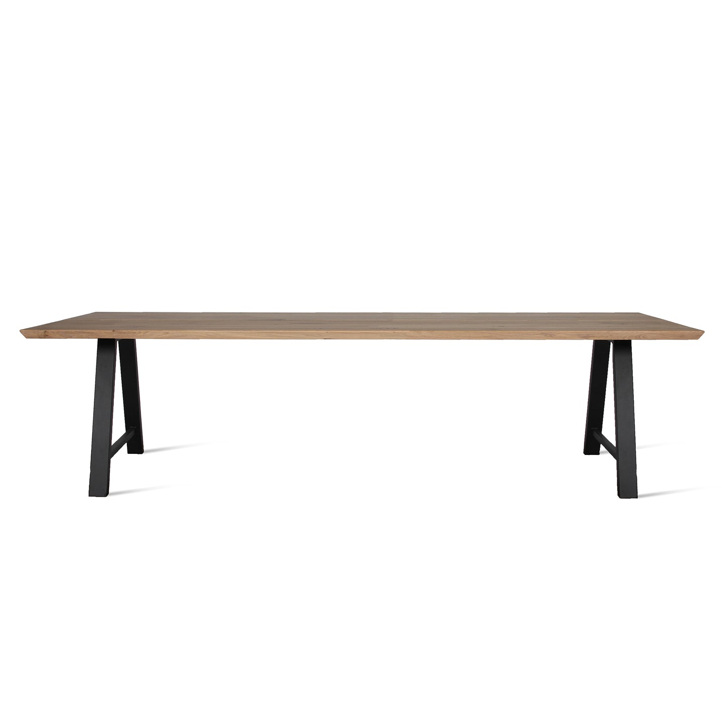 Rectangular Steel And Wood Table Albert A Base by Vincent Sheppard #Black/300