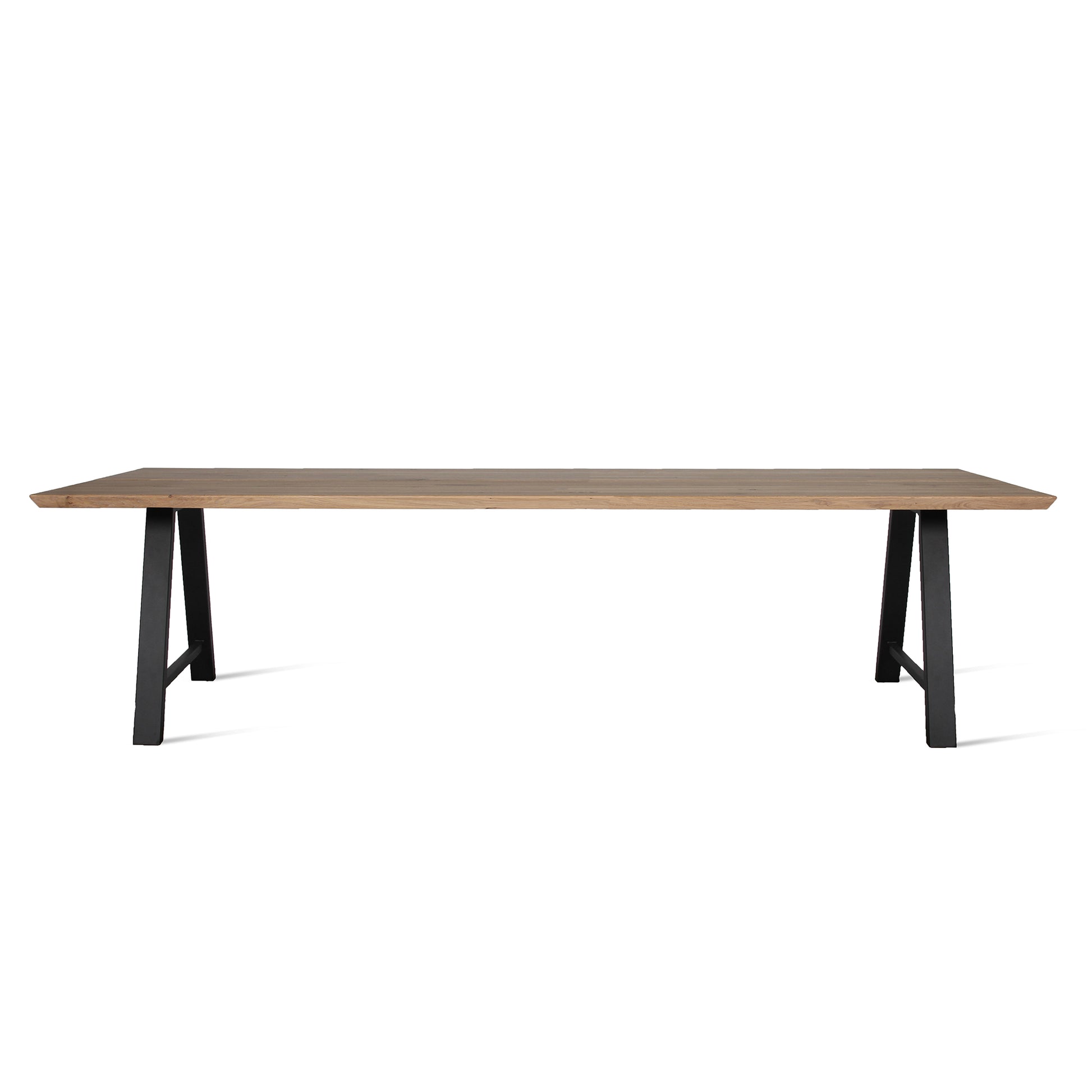 Rectangular Steel And Wood Table Albert A Base by Vincent Sheppard #Black/300