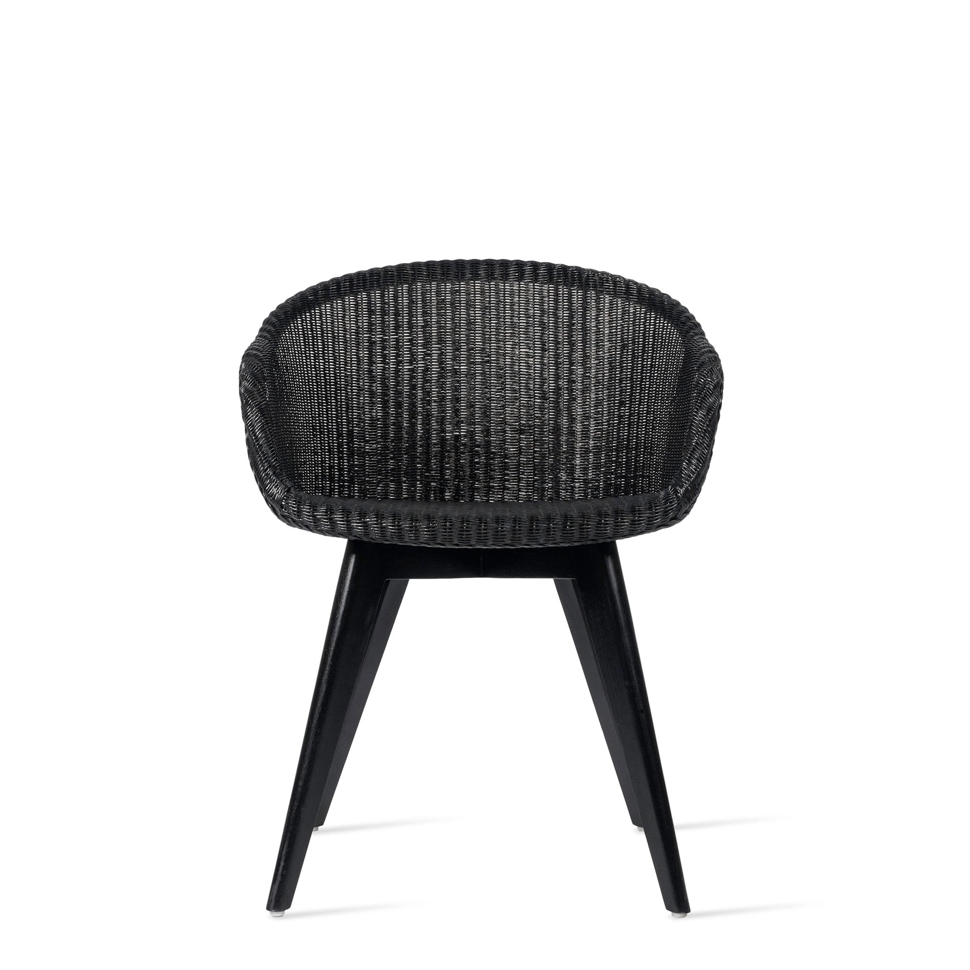 Dining Chair Black Wood Base AVRIL by Vincent Sheppard