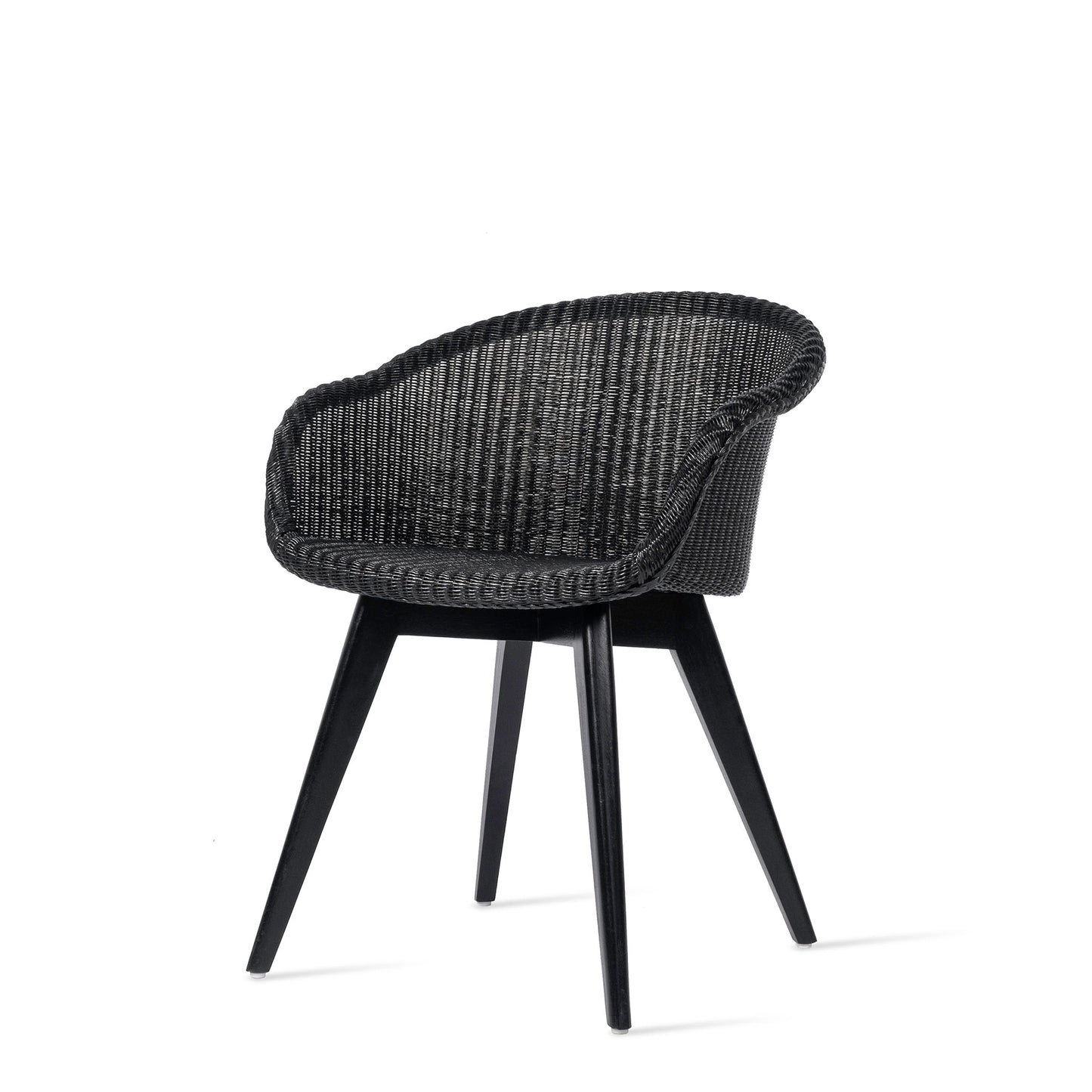 Dining Chair Black Wood Base AVRIL by Vincent Sheppard