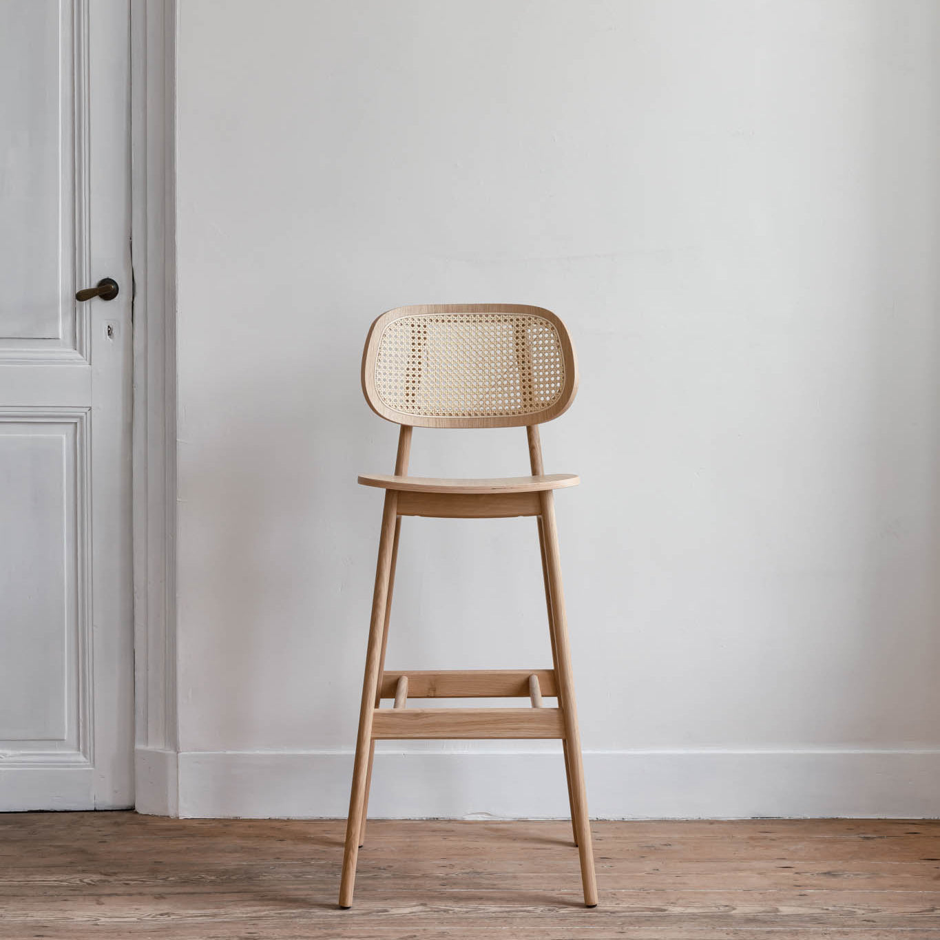 wooden bar stool Titus by Vincent Sheppard #Natural oak