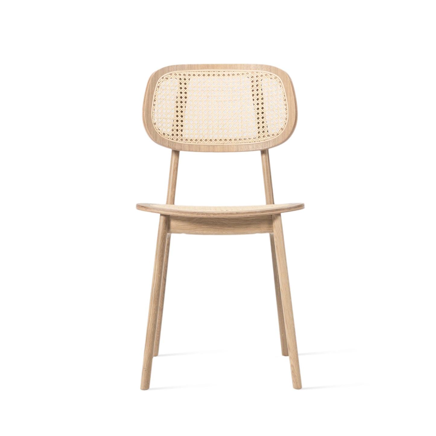 wooden dining chair with Woven Cane seat Titus by Vincent Sheppard #Natural oak