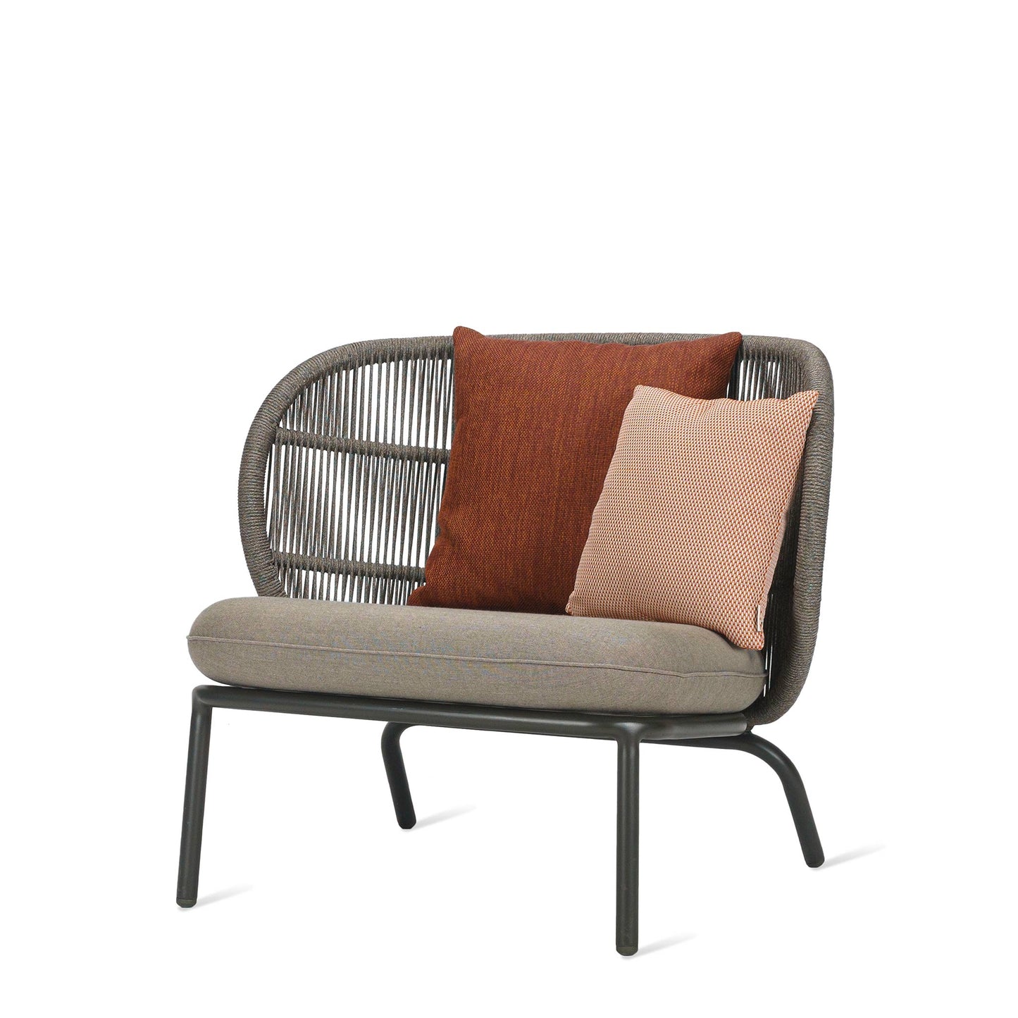 Rope Garden Lounge Armchair Kodo by Vincent Sheppard #FOSSIL GREY