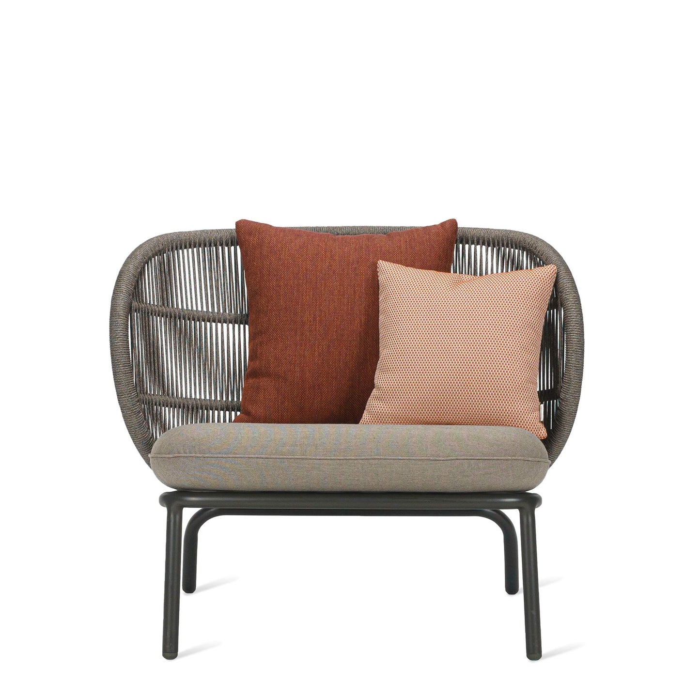 Rope Garden Lounge Armchair Kodo by Vincent Sheppard #FOSSIL GREY