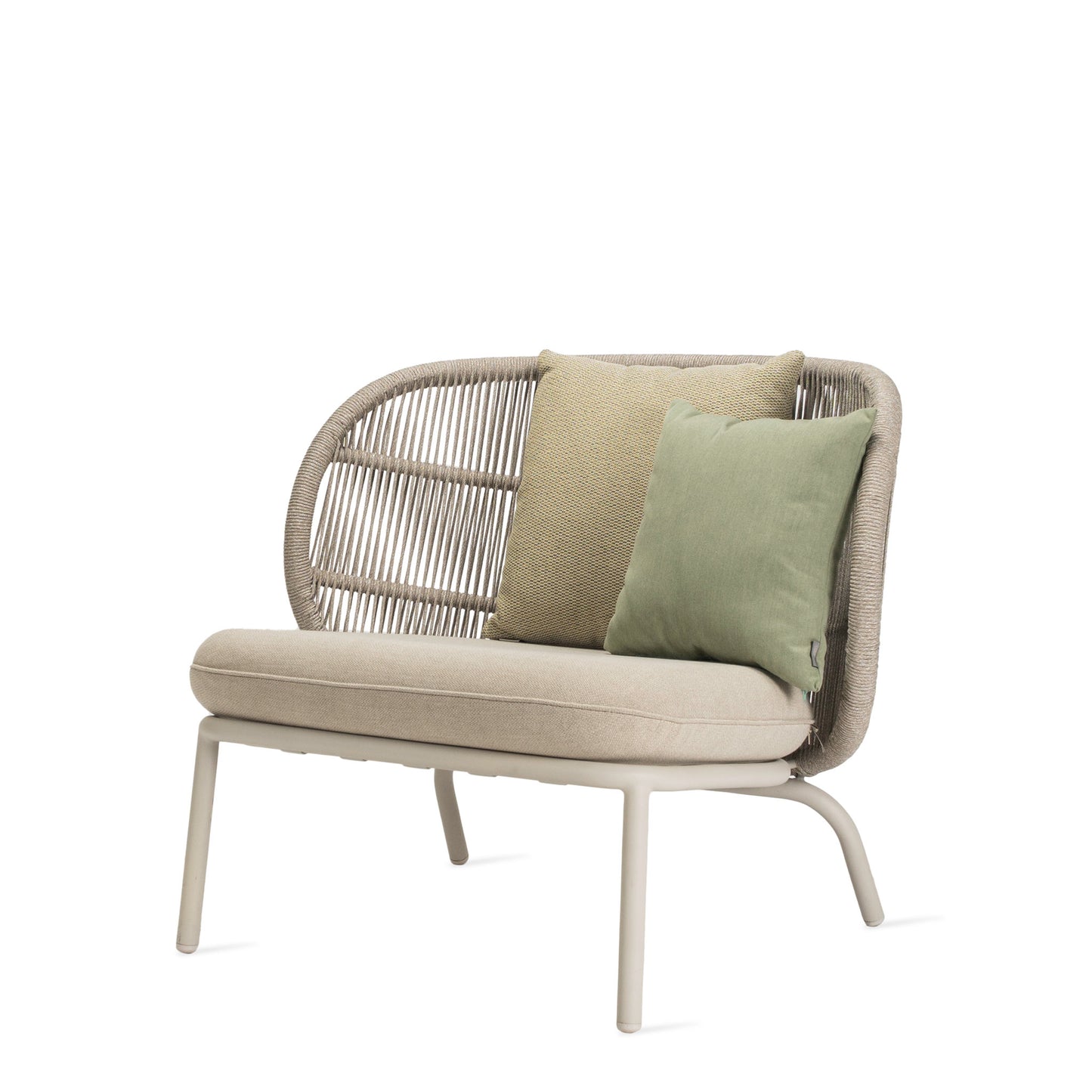 Rope Garden Lounge Armchair Kodo by Vincent Sheppard #DUNE WHITE