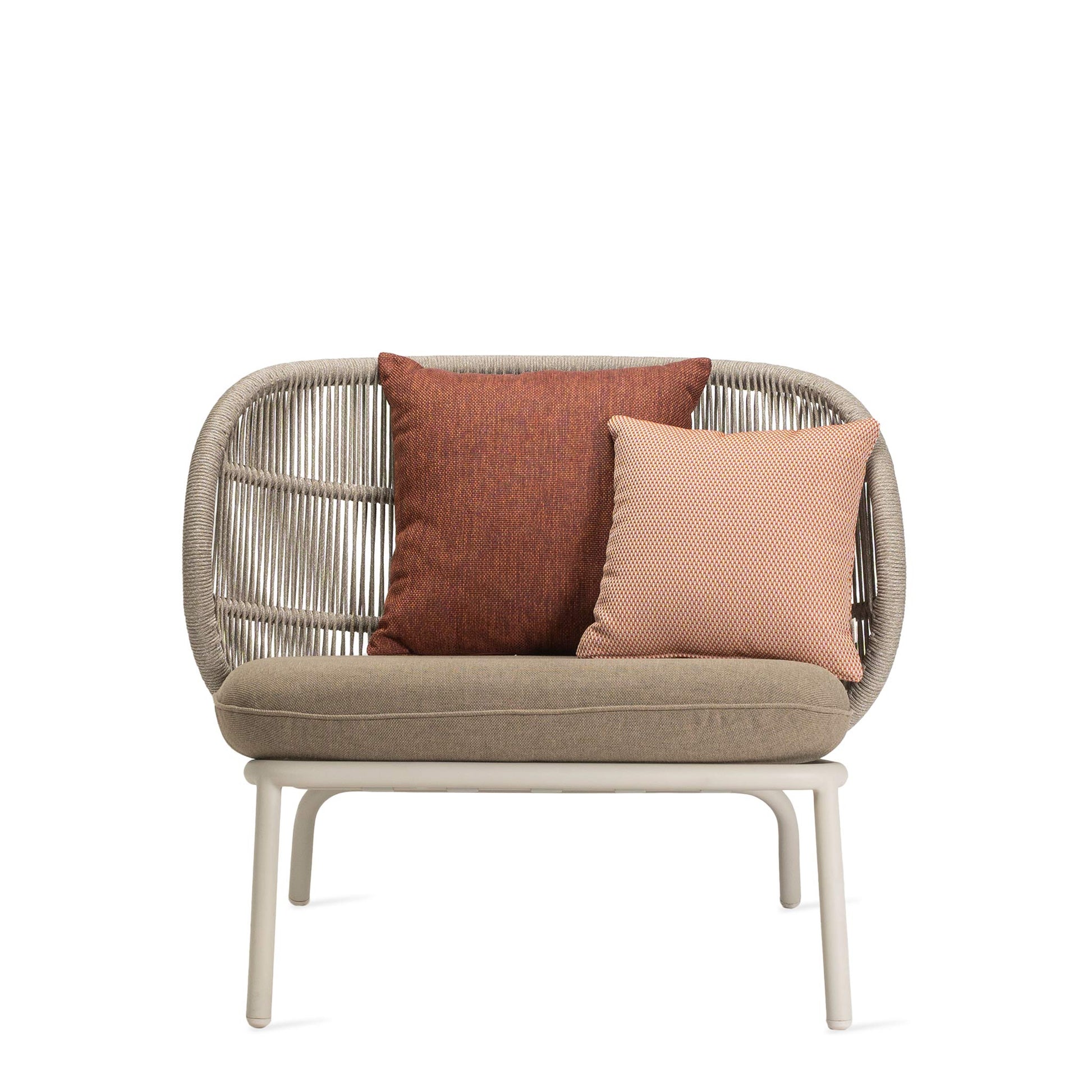 Rope Garden Lounge Armchair Kodo by Vincent Sheppard #DUNE WHITE