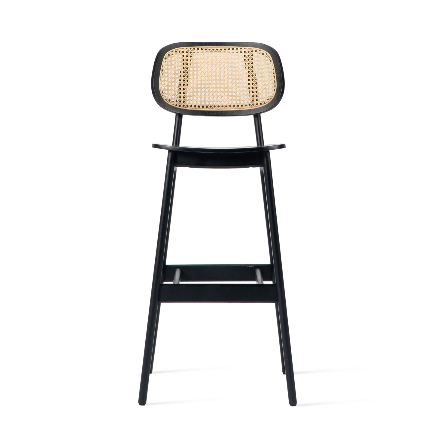 wooden bar stool Titus by Vincent Sheppard #Black stained oak