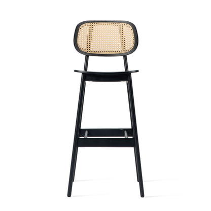 wooden bar stool Titus by Vincent Sheppard #Black stained oak