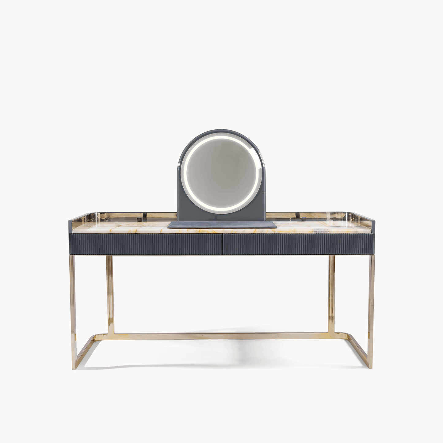 KOBOL - Glossy steel dressing table