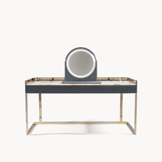 KOBOL - Glossy steel dressing table